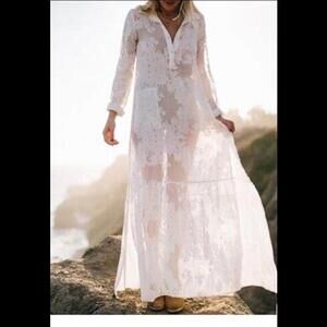 For Love and Lemons Marley Maxi Dress For wedding  Size S NEW